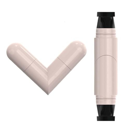 KERYALELA Waterproof Winged Eyeliner Stamp Pen - Dual-Sided Black Eye Liner
