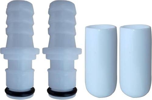 Cabagii 2-Pack M236 Male Connectors & Caps for Sleep Number Beds