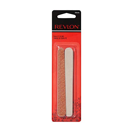 Revlon Compact Dual-Sided Emery Boards Nail File Pack of 10