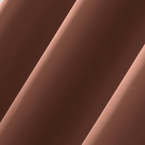 Sun Zero Easton Blackout Grommet Curtain Panel - 40" x 63" Terracotta Orange