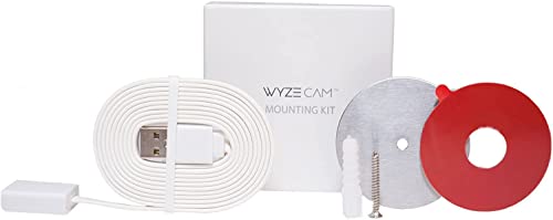 Wyze Cam Mounting Kit for v3, v4 & v3 Pro with 5ft Extension Cable