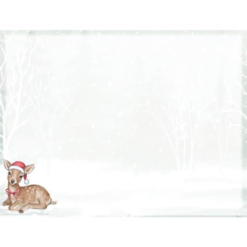 LANG Woodland Winter Pop-Up Christmas Cards (2005122) - 8 Festive Holiday Greeting Cards and Envelopes