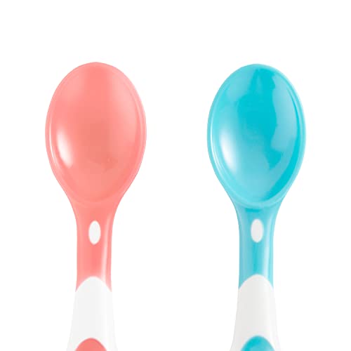 Munchkin Soft Tip Baby Spoons - 12 Pack, BPA Free, Colorful