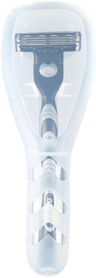 Portable Travel Razor Cover Case Transparent Shaver Protector Organizer