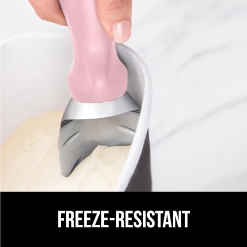 Gorilla Grip Heavy Duty Ice Cream Scoop - Professional Pink