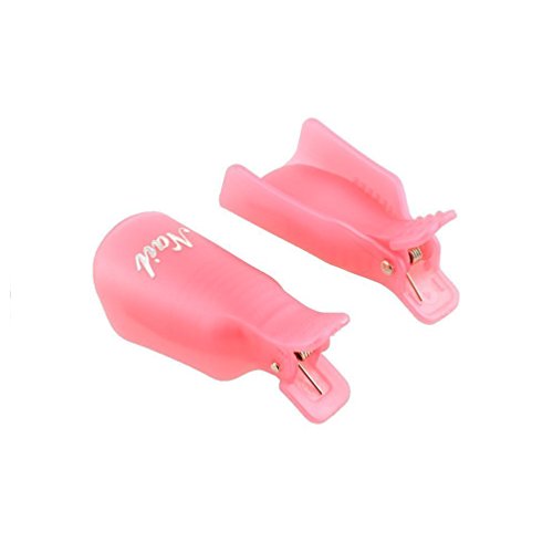 KINGMAS Gel Polish Remover Clips 10 Pcs Nail Soak Off Caps