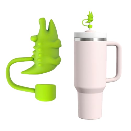 Silicone Straw Cover for Stanley Cup - Alligator Shape Topper