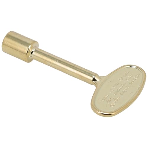 Supplying Demand 3" Universal Gas Fireplace & Fire Pit Key - Polished Brass