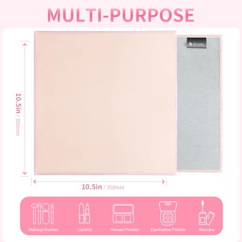 DUcare Self Adhesive Magic Makeup Bag & Camera Lens Wrap 13.5 Inch Pink