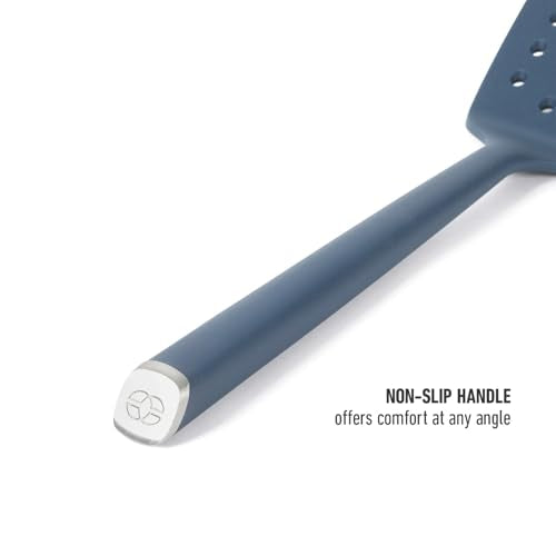 Calphalon Silicone Slotted Turner, Heat-Resistant Nonstick Spatula