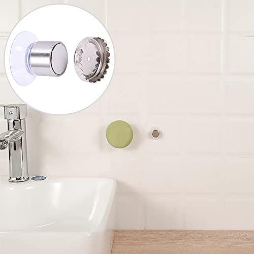 Magnetic Stainless Steel Soap Holder - Wall Mounted, 2-Pack