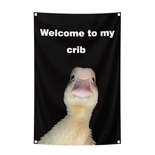 Funny Dorm Room Flag 2x3 Feet with Brass Grommets Indoor Outdoor Wall Decor