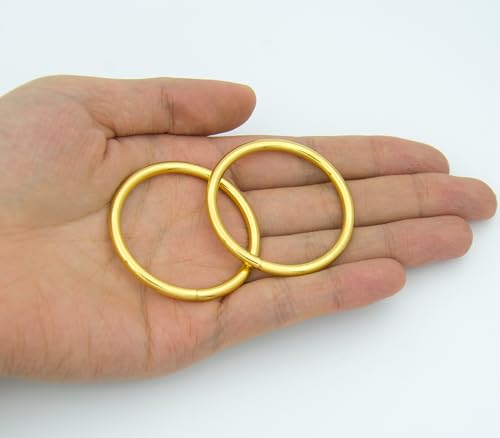 40pcs Heavy Duty Metal O Rings for Pet Collars & Sewing