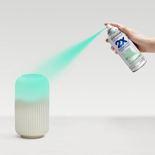 Rust-Oleum Painter's Touch 2X Ultra Cover Spray Paint Gloss Ocean Mist 12oz – Interior & Exterior Finish