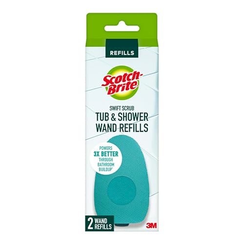 Scotch-Brite Swift Scrub Tub & Shower Wand Refill Pack – Powerful Bathroom Cleaner