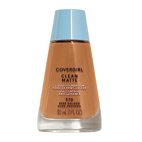COVERGIRL Clean Matte Liquid Foundation Deep Golden 570
