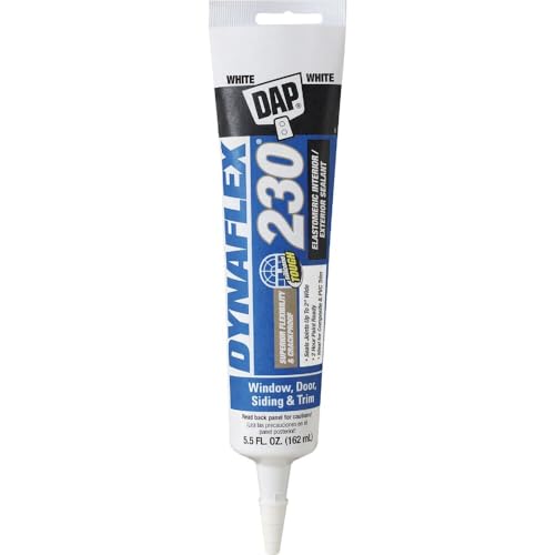 DAP Dynaflex 230 Premium Elastomeric Sealant, 5.5 oz White