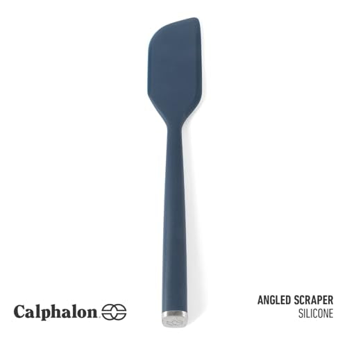 Calphalon Navy Blue Silicone Scraper - Heat-Resistant Kitchen Tool