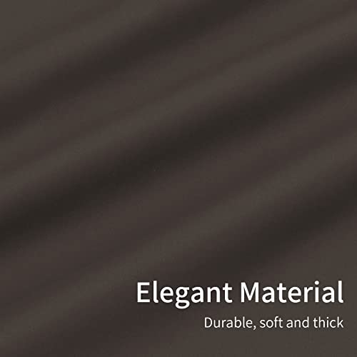 Easy-Going Thermal Blackout Curtains - 2 Panels 46x63 in, Taupe