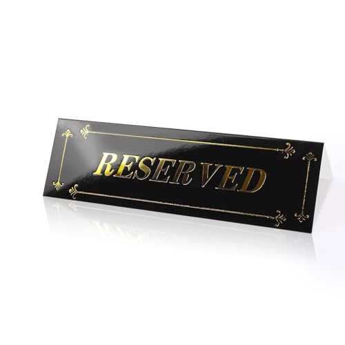 Reserved Table Signs - Elegant Cardstock for Weddings & Events