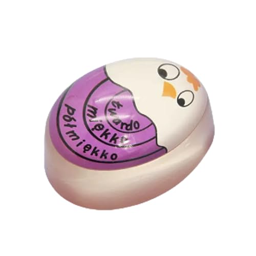 Purple Egg Timer - Color Changing Kitchen Timer for Cooking