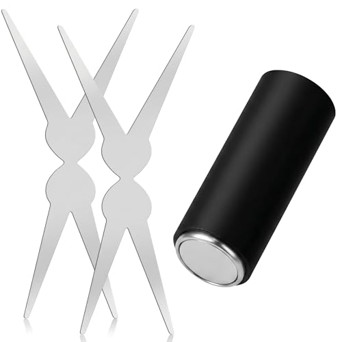 Junwapy 3 Pcs Cat Eye Nail Magnet Set with Scissor and Cylinder Tools