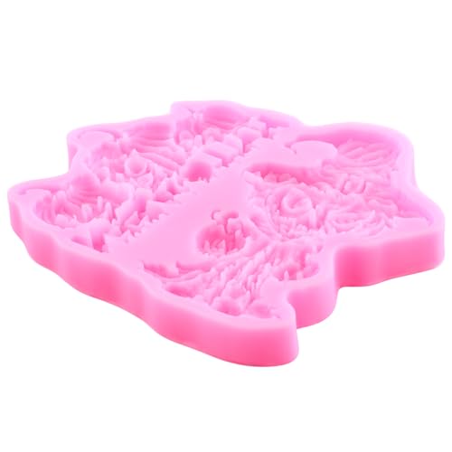Halloween Witch & Pumpkin Silicone Fondant Molds for Baking