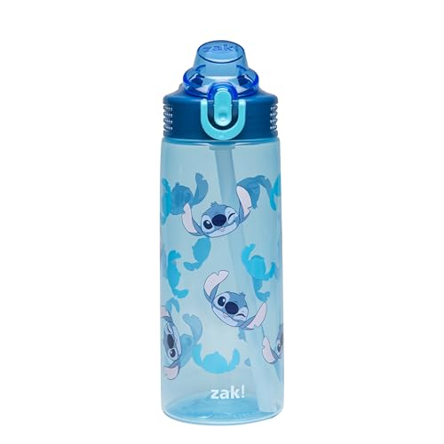 Zak Designs Disney Stitch 25oz Leak-Proof Kids Water Bottle