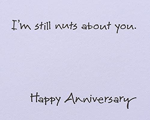 Funny Anniversary Card for Husband with Gold Foil Embossing