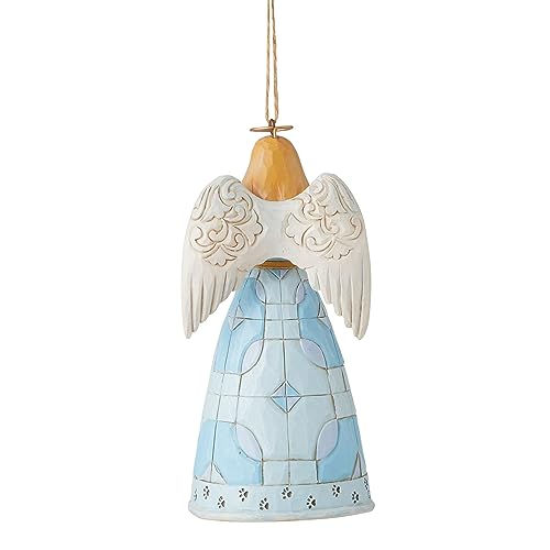 Enesco Jim Shore Heartwood Creek Rainbow Bridge Angel Pet Bereavement Hanging Ornament, 4.625 Inch, Multicolor