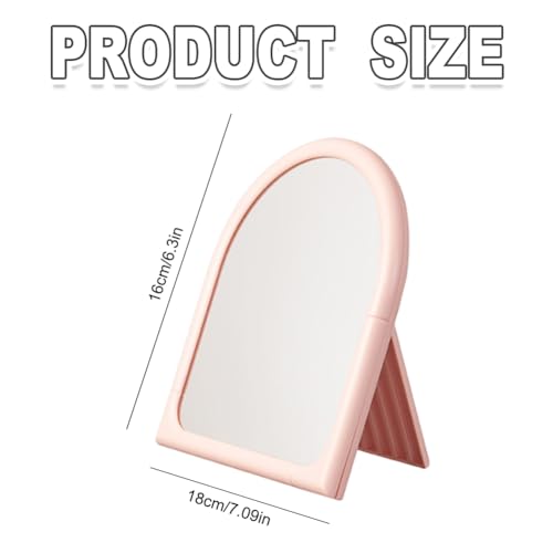 Arch Rainbow Makeup Mirror - Compact Foldable Vanity Mirror for Travel