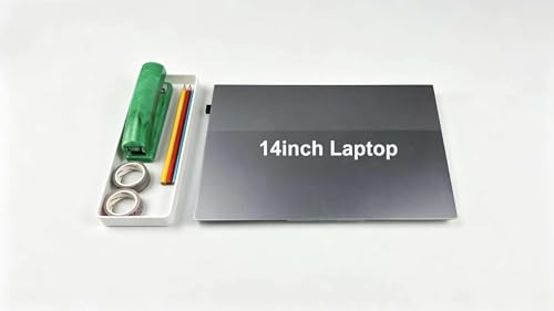 Amazon Basics White Rectangular Plastic Desk Organizer Half Accessory Tray 9.4" x 3.3" x 1"