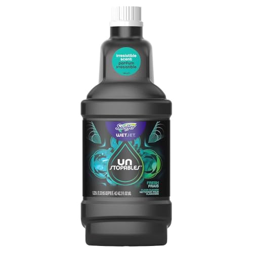 Swiffer WetJet Unstopables Refill Solution 42.2 Fl Oz / 1.25L Fresh Scent