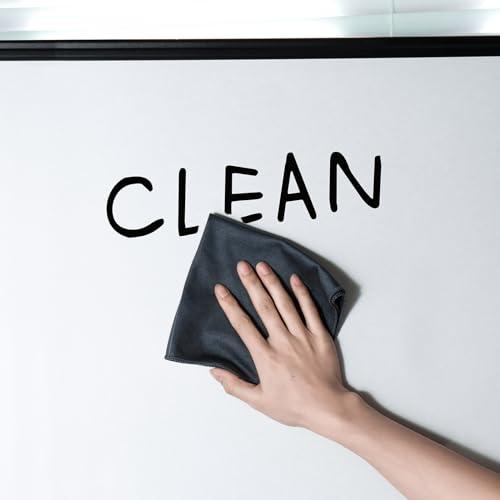 loukin Microfiber Whiteboard Cleaning Cloths - 12x12 Inch, 2 Pack