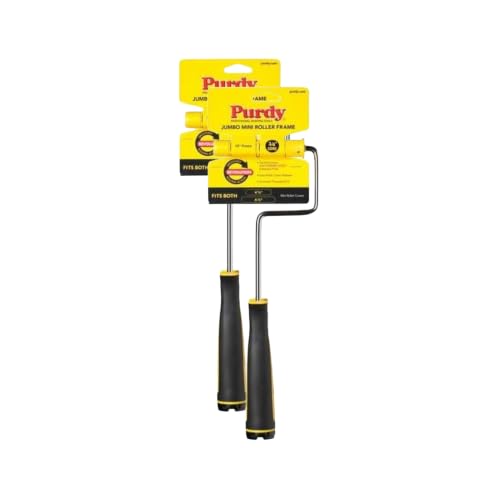 Purdy 14A770014 Jumbo Mini Roller Frame 12 inch x 3/4 inch - Pack of 2, 1 ft Variants