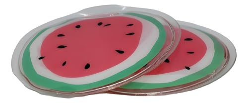 Bexter Watermelon Hot & Cold Gel Eye Pads – Reusable Mask for Puffiness