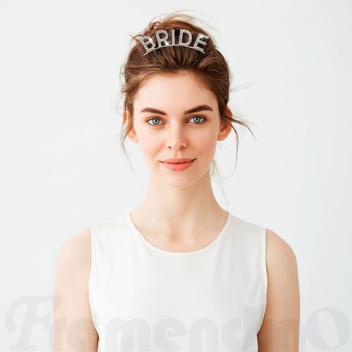 Framendino Bridal Rhinestone Tiara Crown - Elegant Wedding Headband