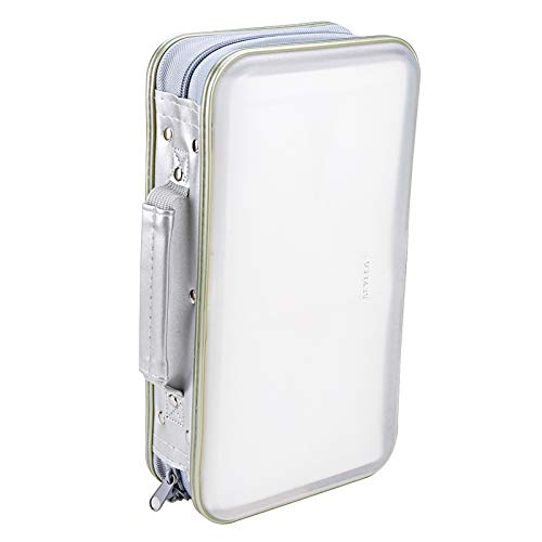 Wismart Clear 96 Capacity Heavy Duty CD DVD Wallet Organizer Case