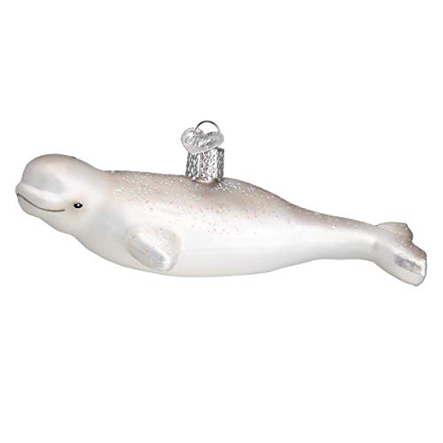 Beluga Whale Christmas Ornament - Old World Holiday Tree Decoration