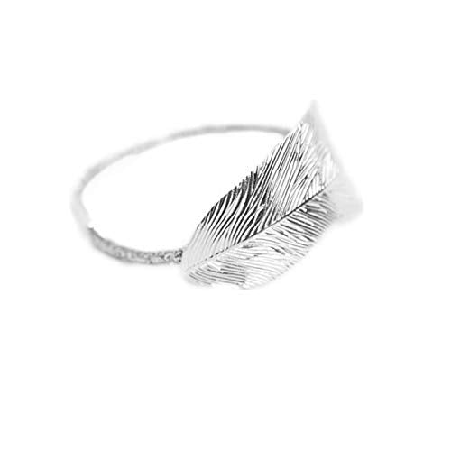 JinYu Metal Leaf Hair Ties 8 Pcs Elastic Ponytail Holder Set