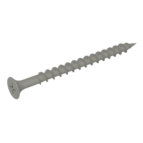 Grip-Rite Polymer Coated #8 x 2-1/2" Coarse Thread Deck Screw - 5lb Box