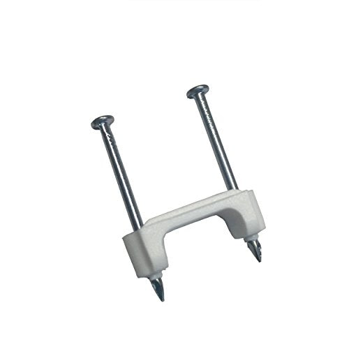 Gardner Bender ½ Inch Plastic Staple - 750 Pack for 14/2, 12/2, 10/2 NM Cable