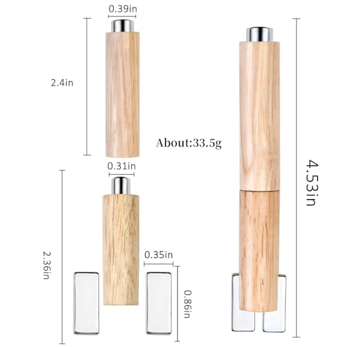 WOKOTO 4-in-1 Multi-Functional Nail Cat Eye Magnet Pen Double-Ended