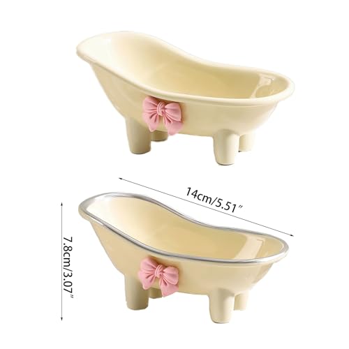YUELER Cartoon Bathtub Soap Dish Holder A with Drainage Holes