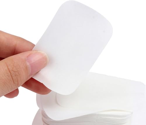 Jinshining Portable Disposable Paper Soap Sheets 100 Pack for Travel