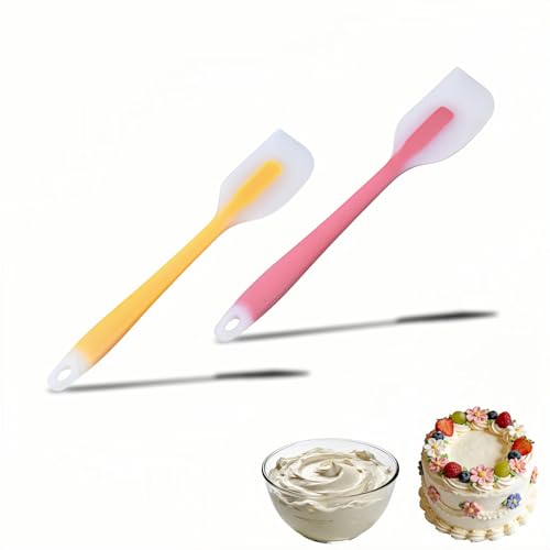 SAYUANVA Food-Grade Silicone Spatula Set - 2-Pack, Heat-Resistant & BPA-Free