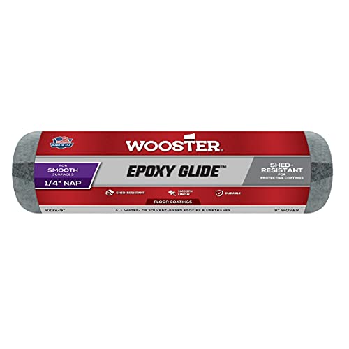 Wooster Brush Epoxy Glide Roller Cover - 9 Inch, 1/4 Inch Nap