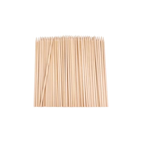 6" Natural Bamboo Skewers (100 PCS) - Eco-Friendly BBQ & Party Picks