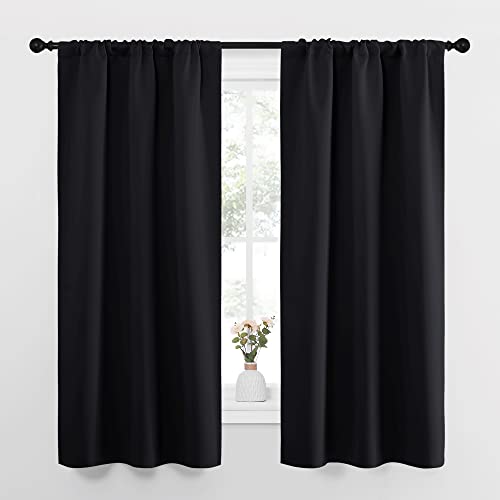 NICETOWN Blackout Curtains for Kitchen - 34"W x 63"L, 2 Panels
