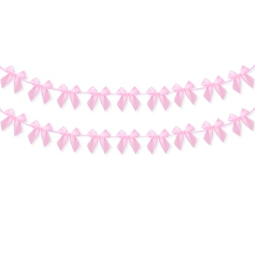 2pcs Pink Bow Garland | Coquette Party Decorations for Girls